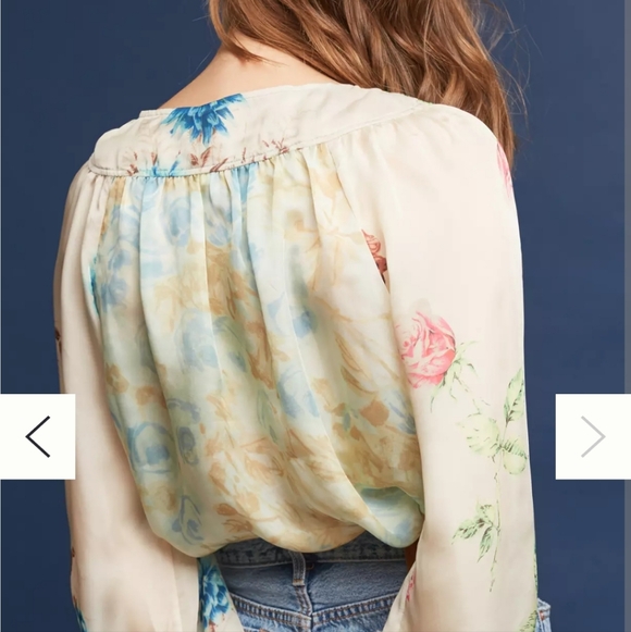 Anthropologie Enchanted Peasant Top. - Picture 2 of 14
